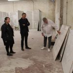 Une visite municipale dans les locaux d'Instep.